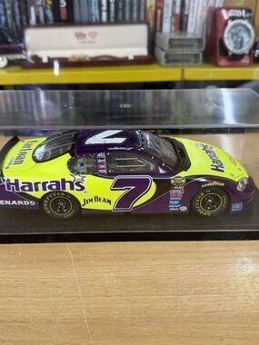 Robby Gordon Harrahs 1/24 NASCAR Diecast Autographed NO COA